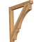 Ekena Millwork Balboa Craftsman Rough Sawn Outlooker, Western Red Cedar, 6"W x 44"D x 44"H OUT06X44X44BOA04RWR - alternate 1
